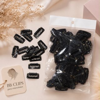 100 Micropeinetas Para Armado De Cortinas De Pelo Color Negro 100 Micropeinetas Para Armado De Cortinas De Pelo Color Negro