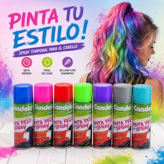 Pintura pinta Pelo Lavable Candela Spray X1 Pintura pinta Pelo Lavable Candela Spray X1