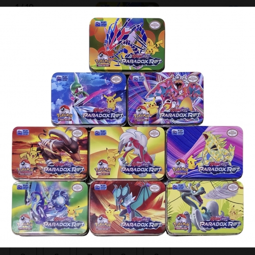 Lata Cartas Pokemon Paradox Rift - Todos Los Modelos