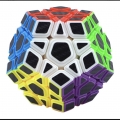 Cubo Magico Rubik Megaminx Moyu Meilong Fibra De Carbono