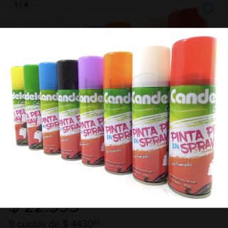 Pintura pinta Pelo Lavable Candela Spray X1 Pintura pinta Pelo Lavable Candela Spray X1