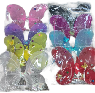 Ala Mariposa Vincha Y Varita Set Combo Disfraz Primavera X1 Ala Mariposa Vincha Y Varita Set Combo Disfraz Primavera X1